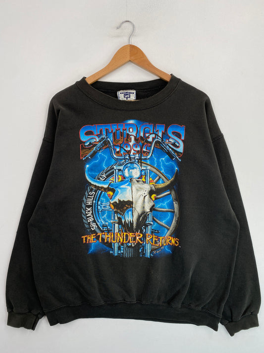 1996 STURGIS Made in USA Size L Vintage Sweat-Shirt / G6190S