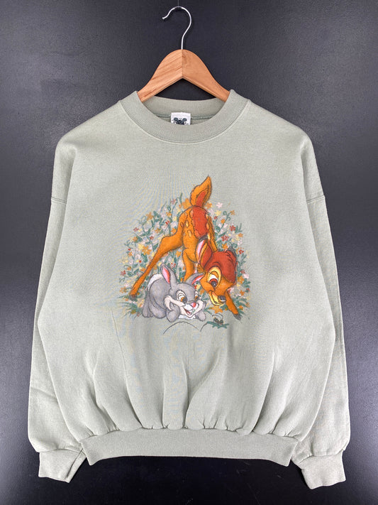 00' DISNEY BAMBI Made in USA Size L Vintage Sweat-shirt / F3269S