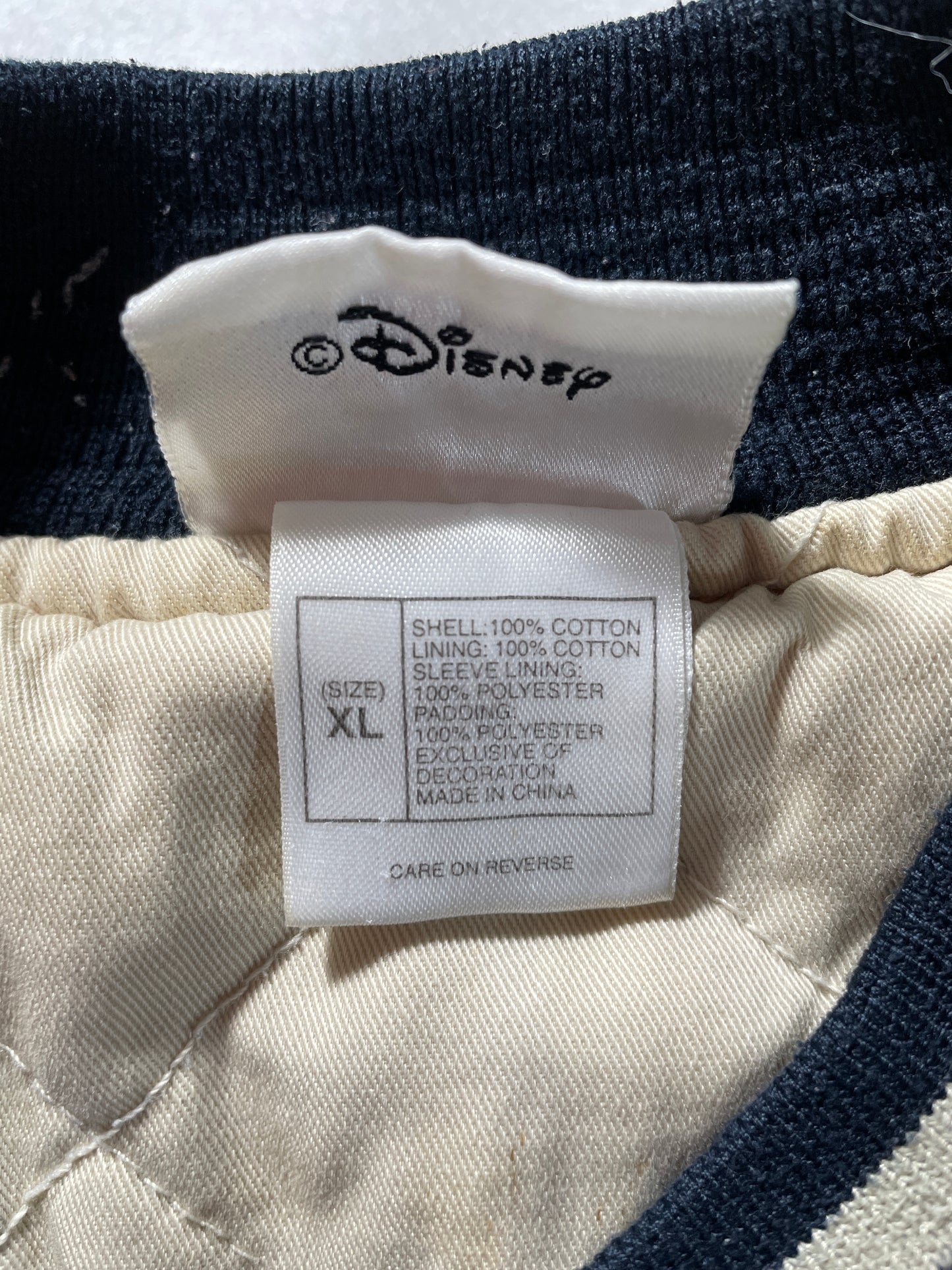 Vintage DISNEY MICKEY Size XL Denim Jacket / F5923J