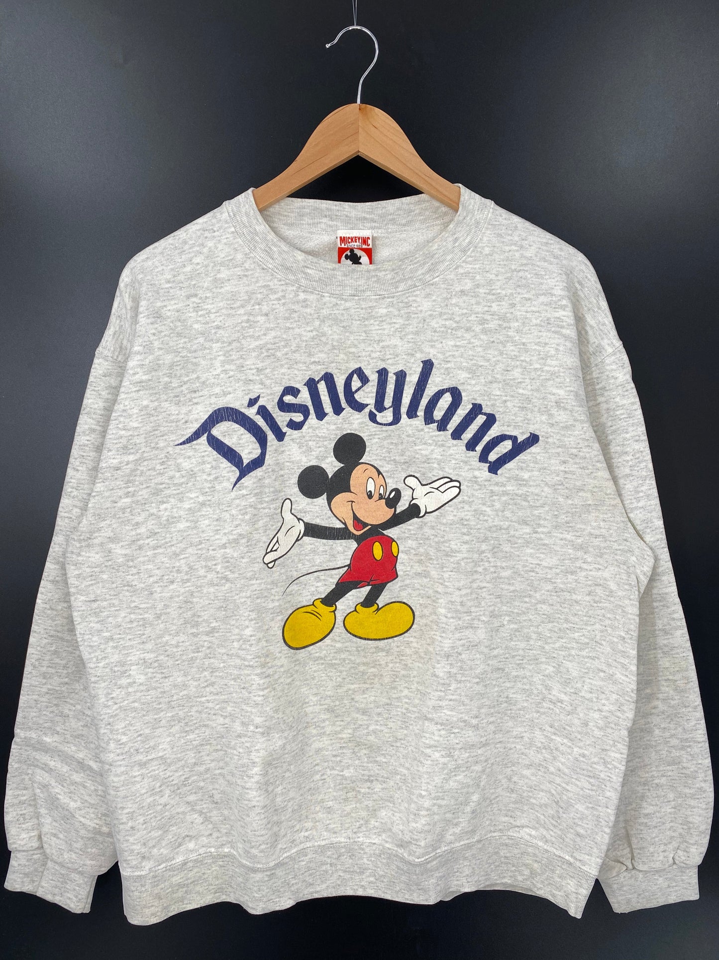 90's DISNEY MICKEY Made in USA Size L Vintage Sweat-shirt / F3698S
