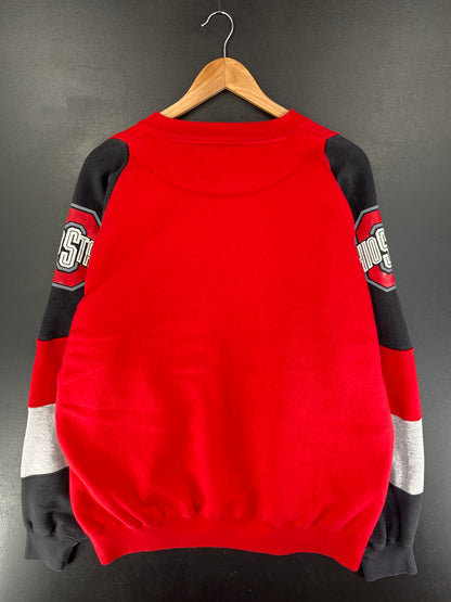 90's OHIO STATE BUCKEYES Size L Vintage College Sweat-shirt / F9567S