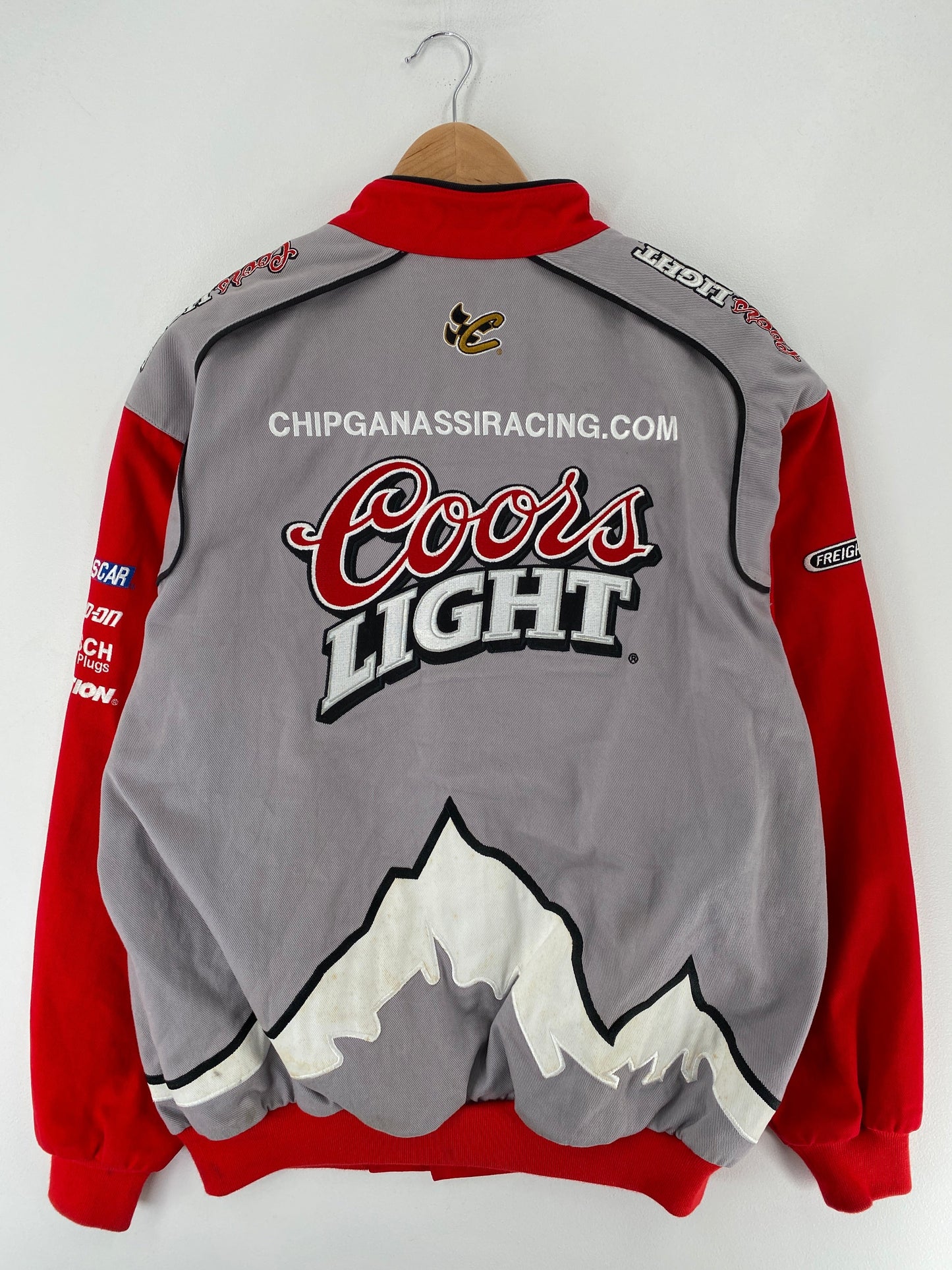 .Vintage NASCAR COOLS LIGHT Size M Racing Jacket / F7191J