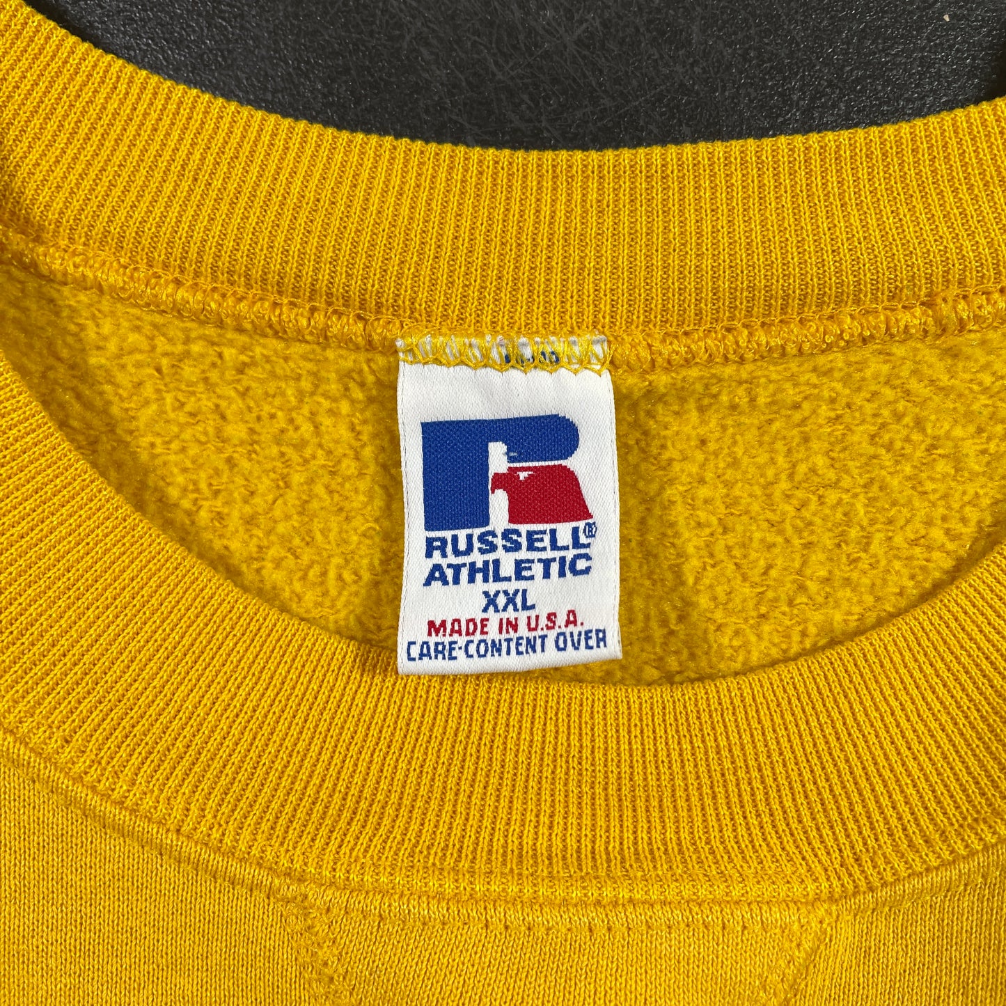 (XXL) 90's RUSSELL x PITTSBURGH STEELERS Vintage NFL Sweatshirt / A0999S