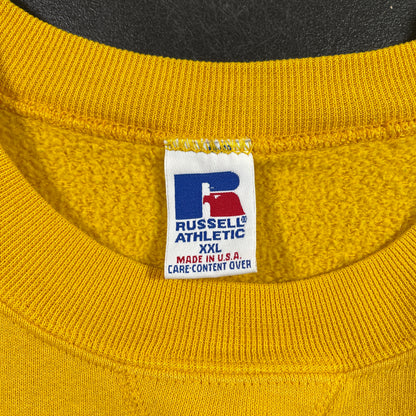 (XXL) 90's RUSSELL x PITTSBURGH STEELERS Vintage NFL Sweatshirt / A0999S