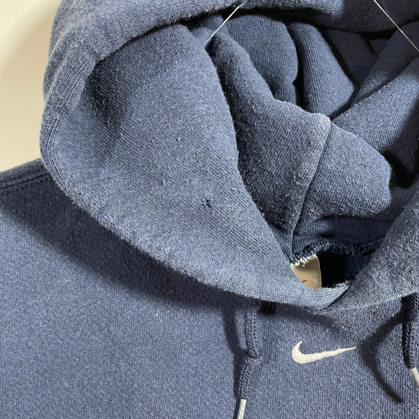 (L) 90's NIKE CENTER SWOOSH Vintage Hoodie Sweatshirt / A0802S