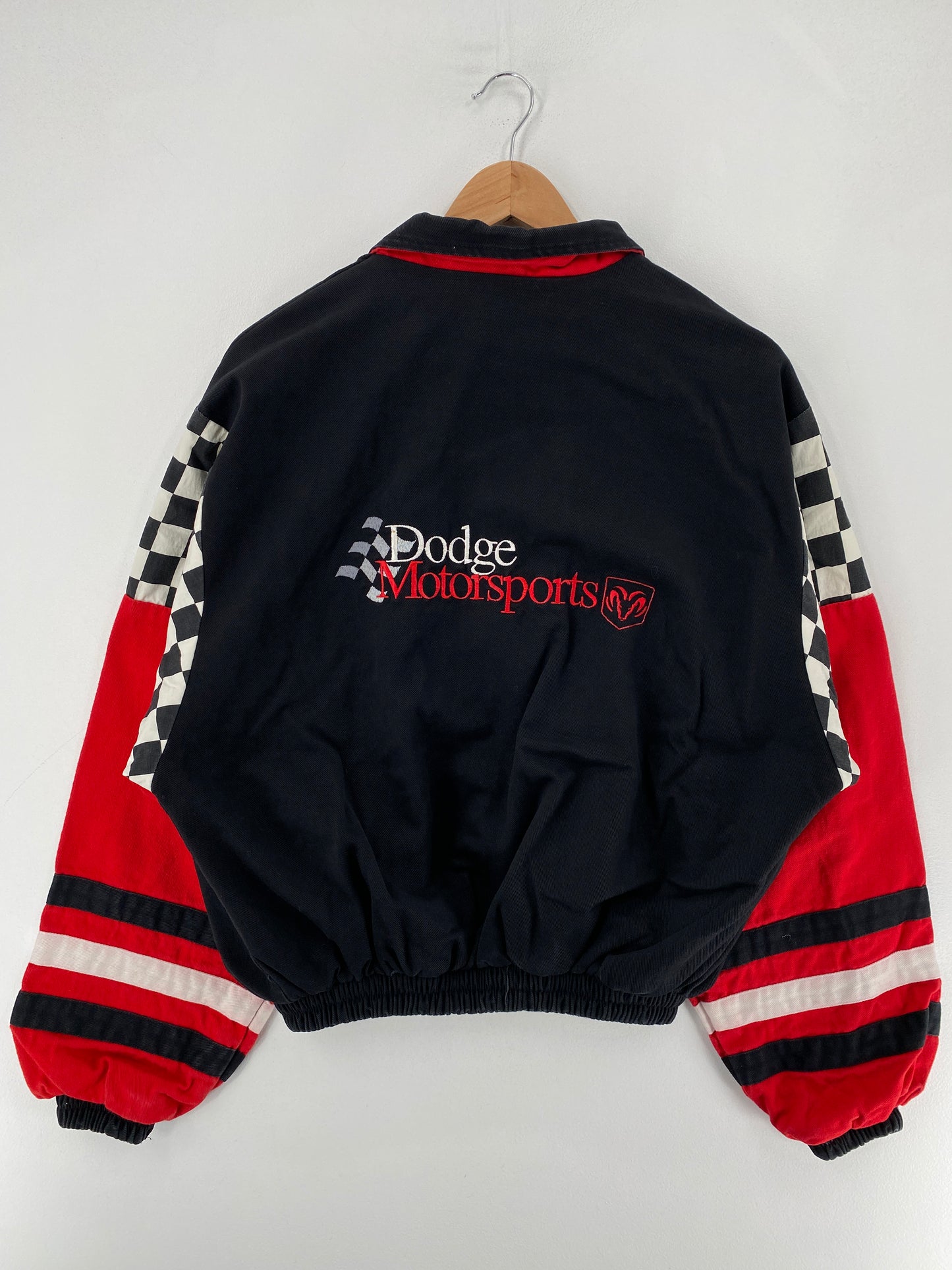 90's DODGE Made in USA Size L Vintage Racing Jacket / F6132J