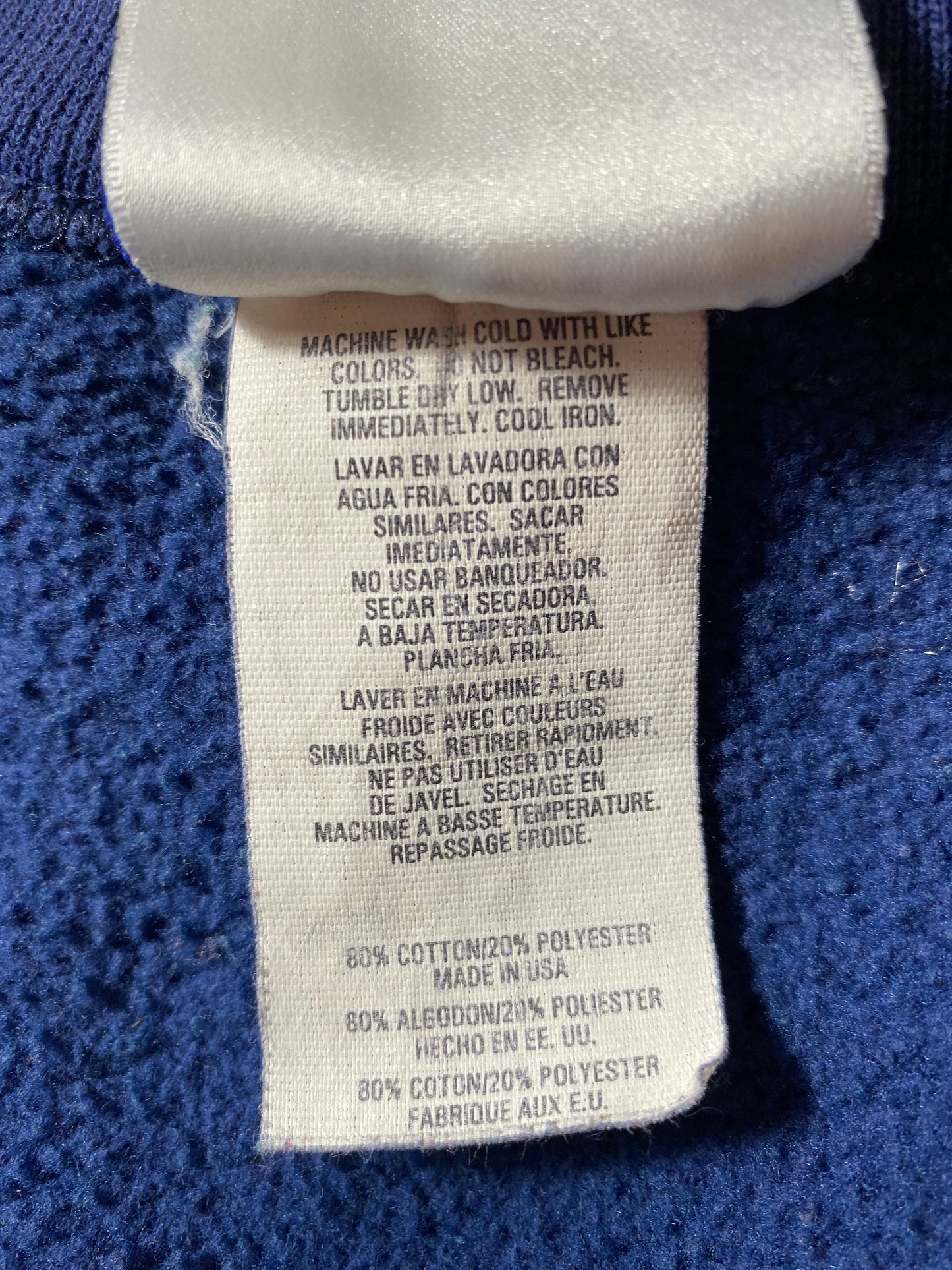 90’s ADIDAS Made in USA Size L Vintage Half-zip Sweat-shirt / F5597S