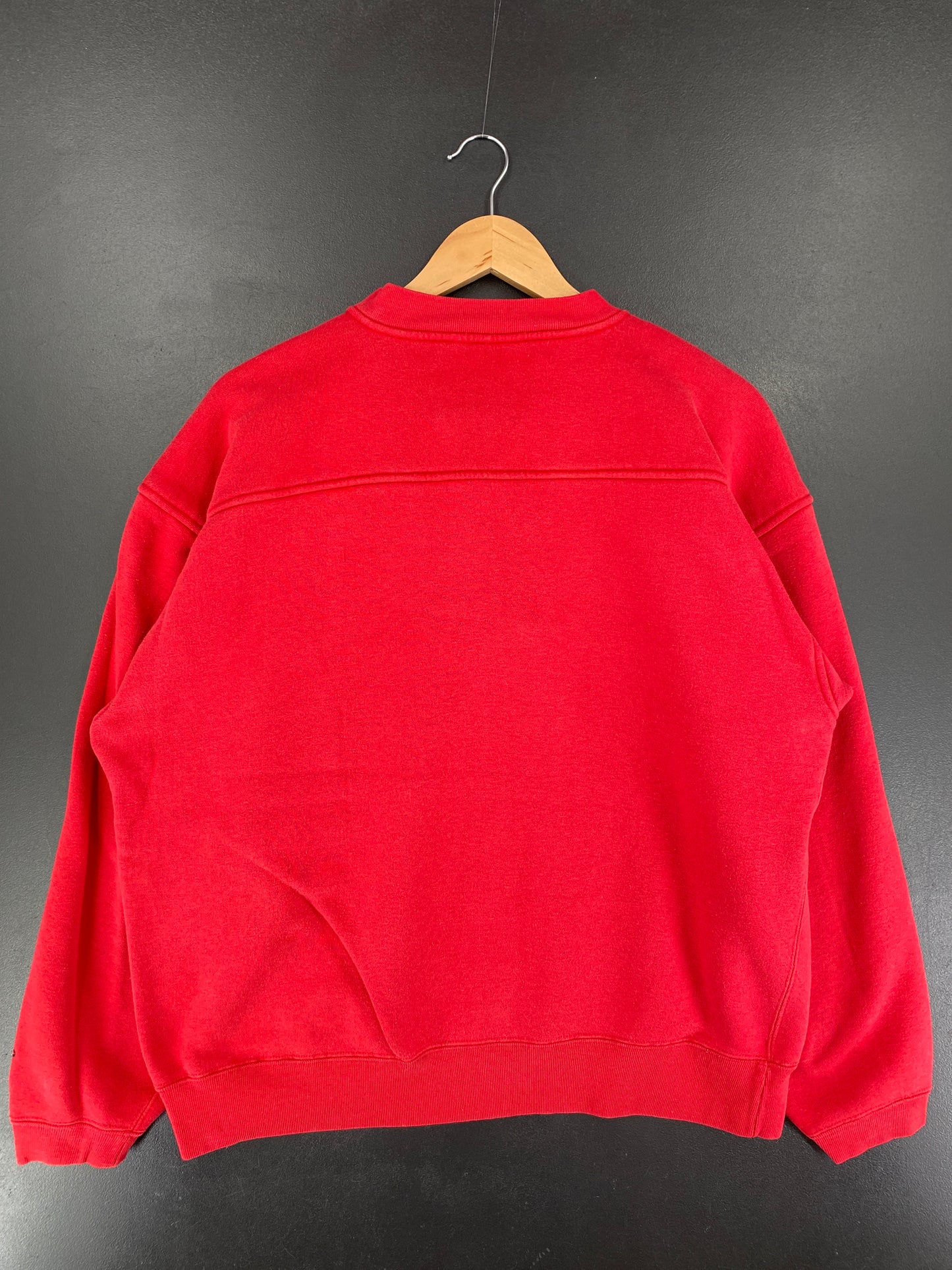 Vintage STARTER x NEBRASKA HUSTLERS  Size No Tag Approx.L College Sweat-shirt / F1730S