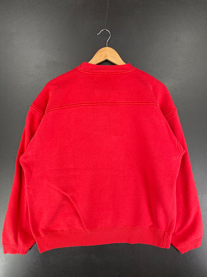 Vintage STARTER x NEBRASKA HUSTLERS  Size No Tag Approx.L College Sweat-shirt / F1730S