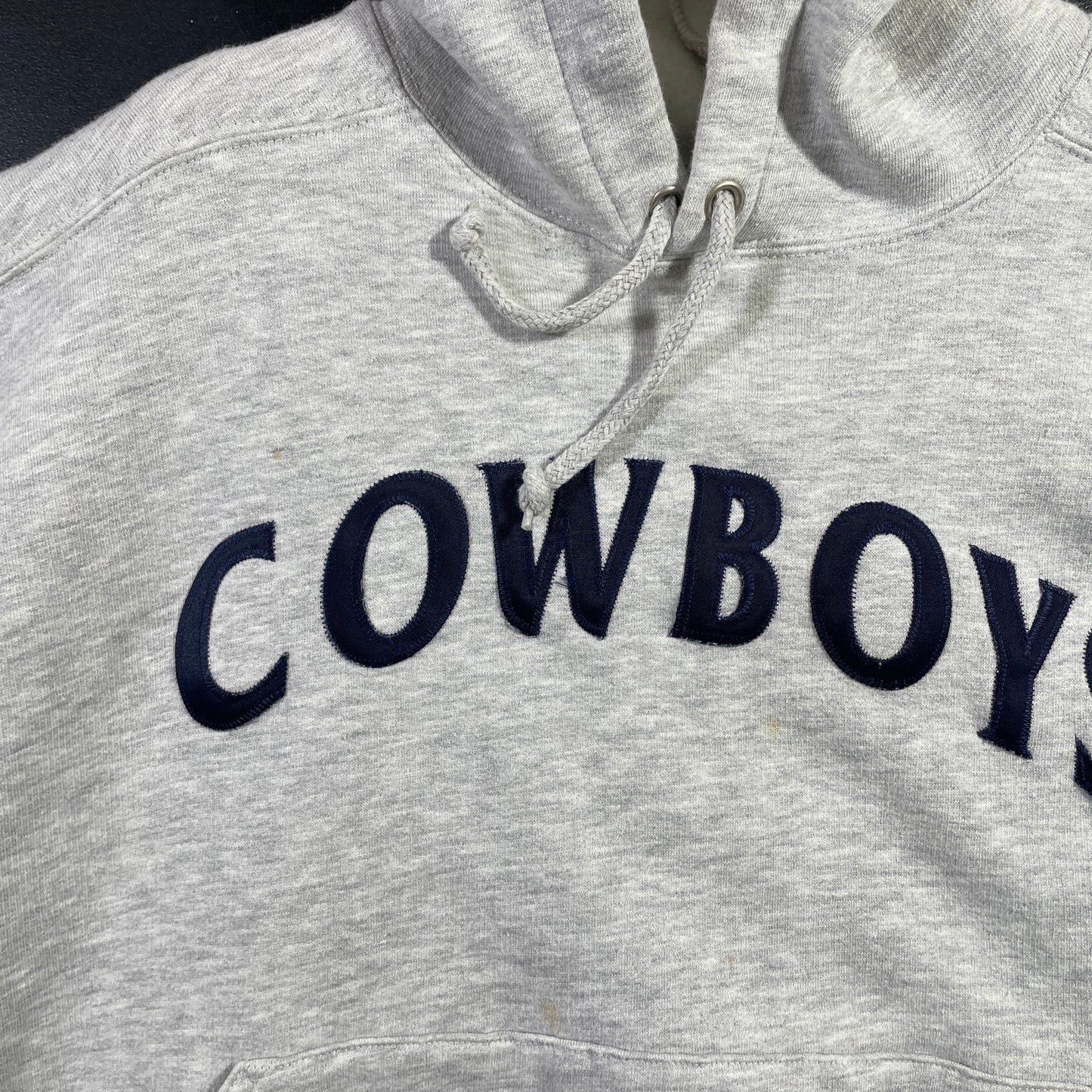 (M) 90's NIKE X DALLAS COWBOYS Vintage NFL Hoodie Sweatshirt / A0830S
