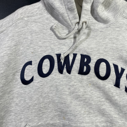 (M) 90's NIKE X DALLAS COWBOYS Vintage NFL Hoodie Sweatshirt / A0830S