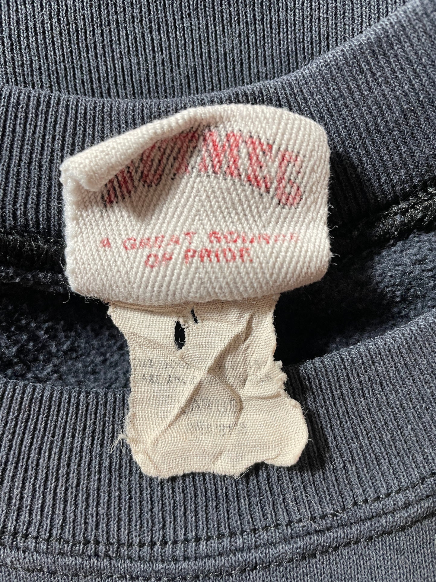 90's NOTRE DAME FIGHTING IRISH Made in USA Size L Vintage College Sweat-Shirt / F7906S