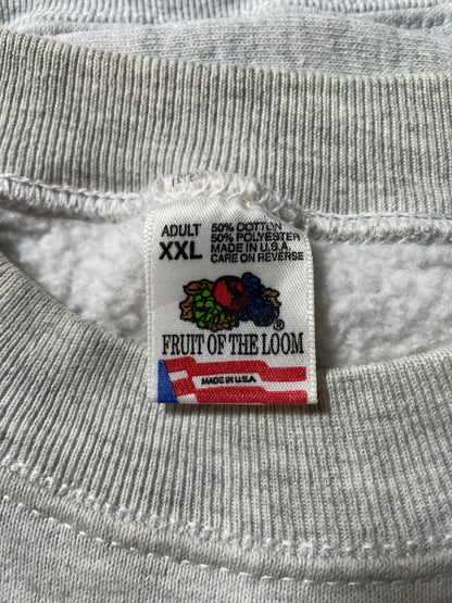 90's NEBRASKA HUSKERS Made in USA Size XXL Vintage College Sweat-shirt / F7448S