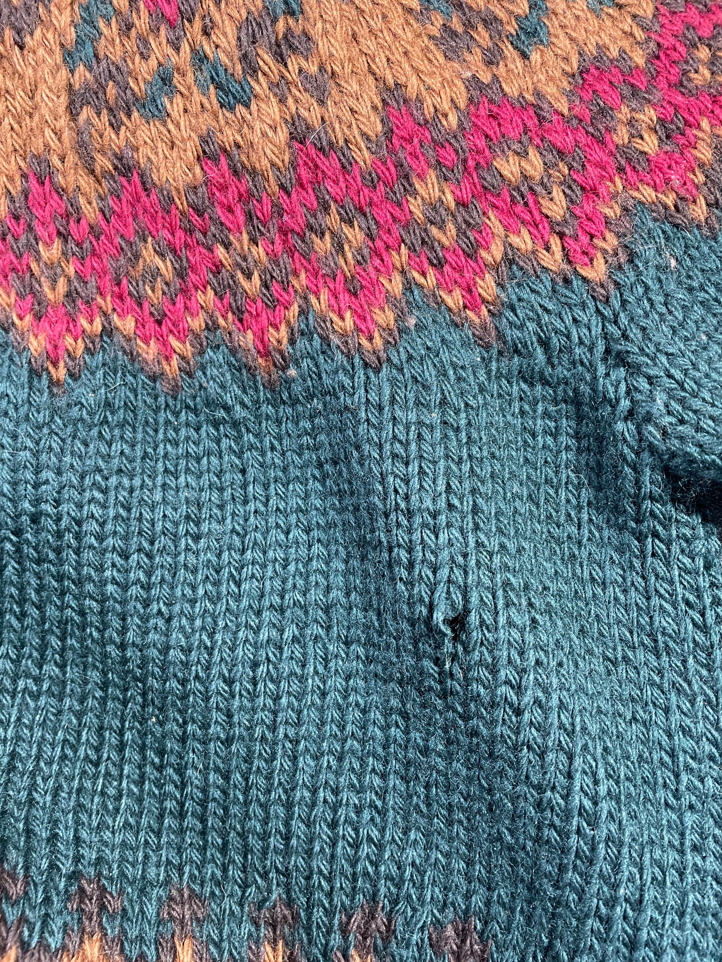 (M) Vintage GAP Hand Knit Wool Sweater / A1061K