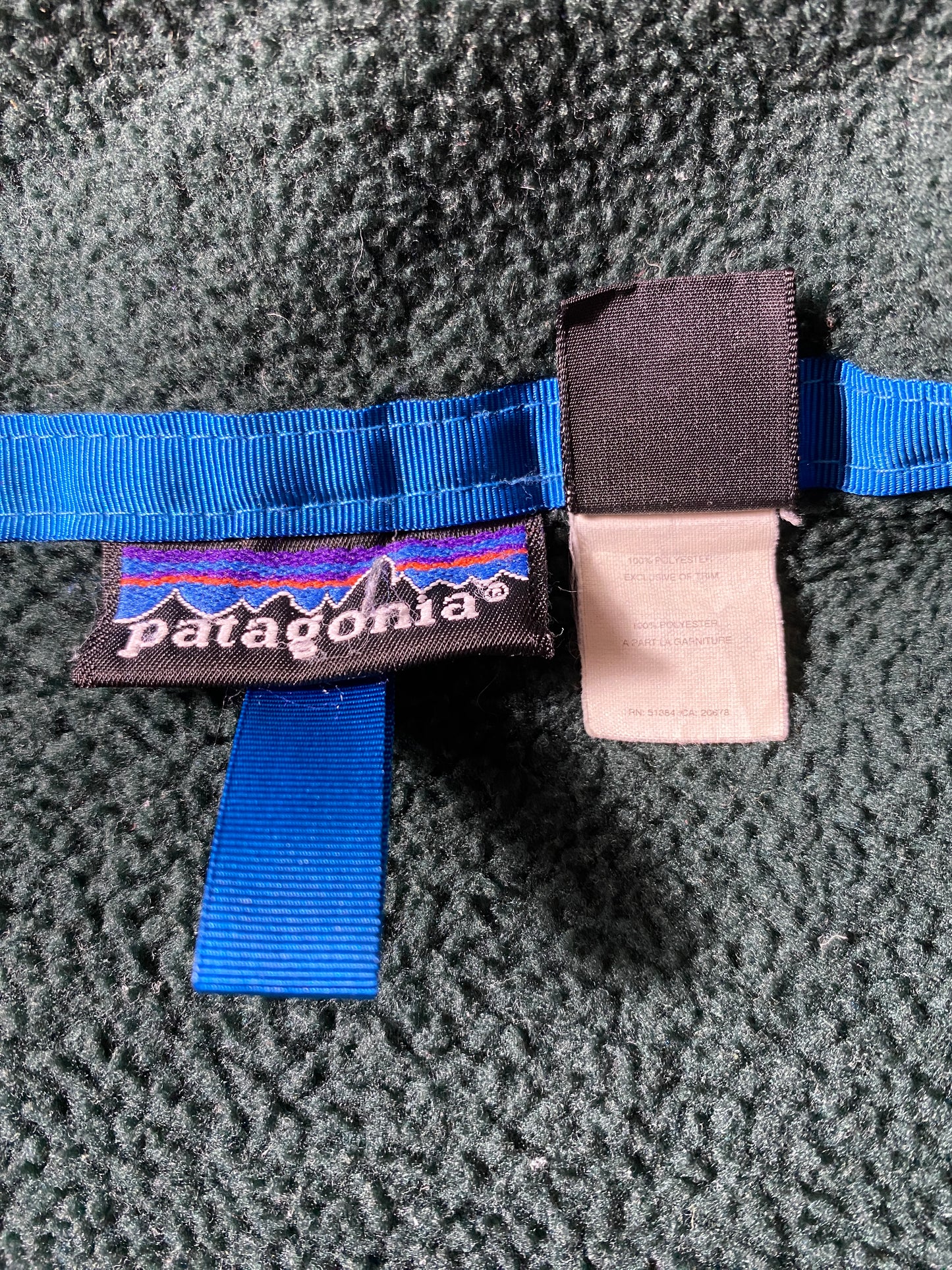 90's PATAGONIA Made in UAS Size XL Vintage Zip-up Fleece / F8466F