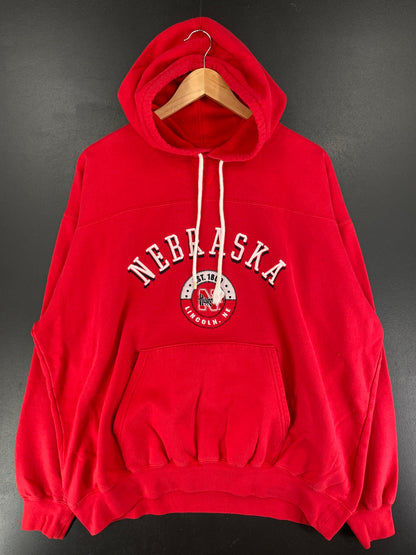 Vintage NEBRASKA HUSKERS Size Approx. XL College Sweat-shirt / F1391S