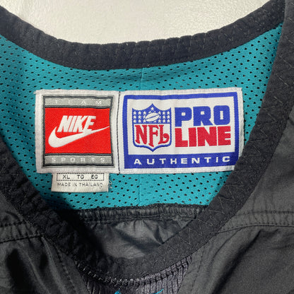 (L) 90’s NIKE x JACKSONVILLE JUGERS Vintage NFL Nylon Jacket / A1396N