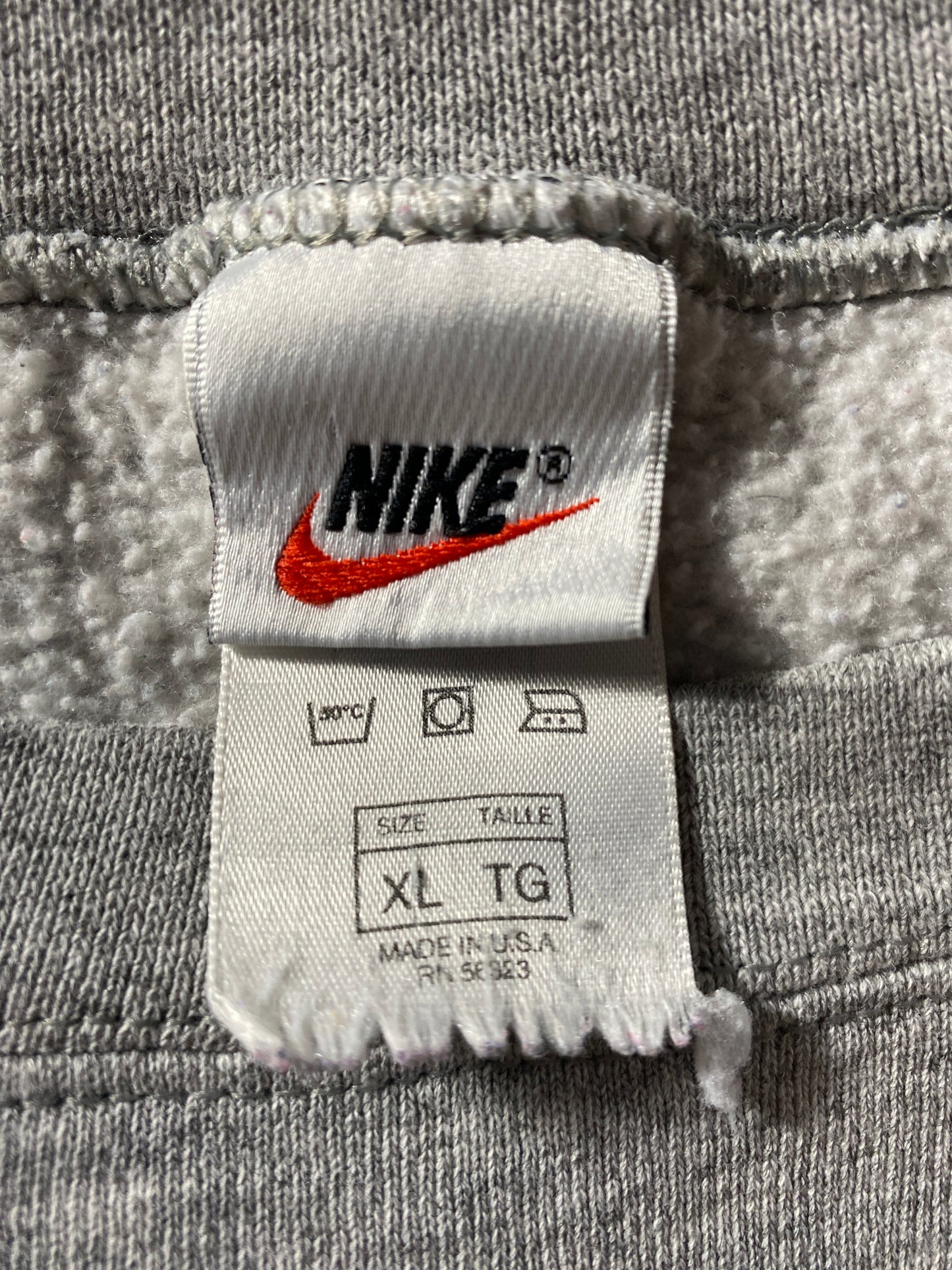 90's NIKE x ALABAMA Made in USA Size XL Vintage College Sweat-Shirt / F3921S