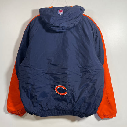 (L) 00' NIKE x CHICAGO BEARS Vintage NFL Padded Nylon Jacket / A1360N
