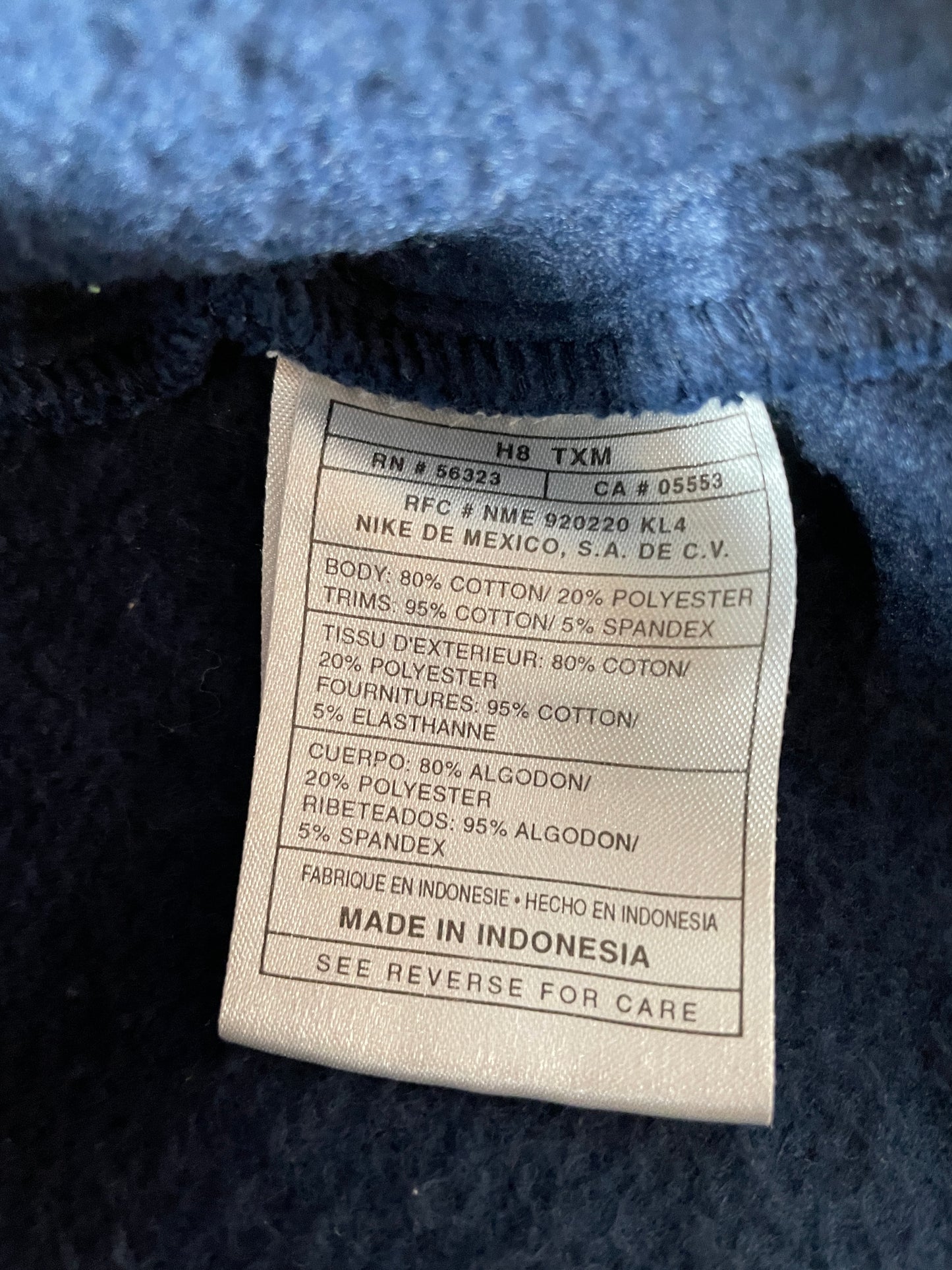 90's NIKE Size L Vintage Half-zip Sweat-Shirt / F5563S