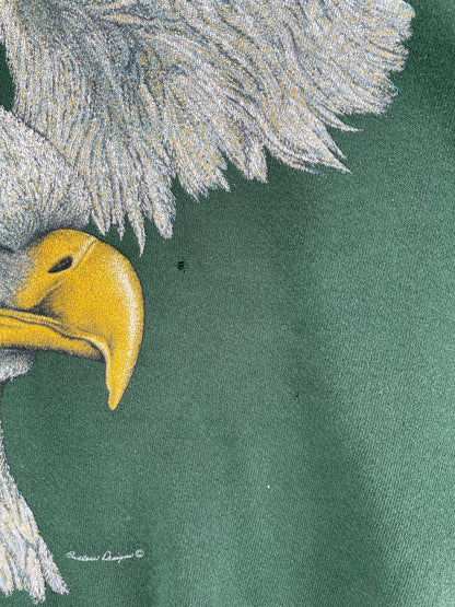 90's BALD EAGLE Made in USA Size XXL Vintage Animal Sweat-Shirt / G5853S