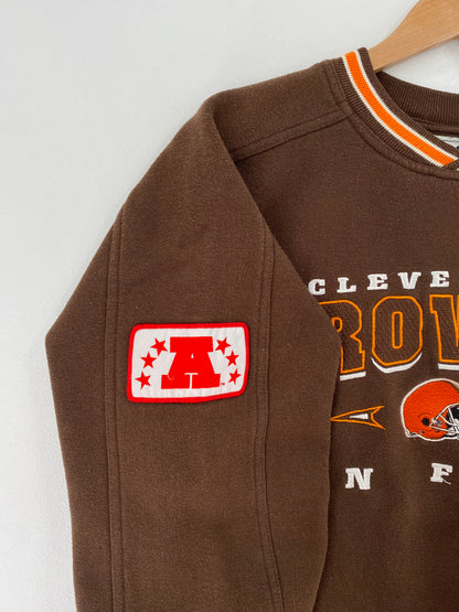Vintage CLEVELAND BROWNS Size L NFL Sweat-shirt / G645S