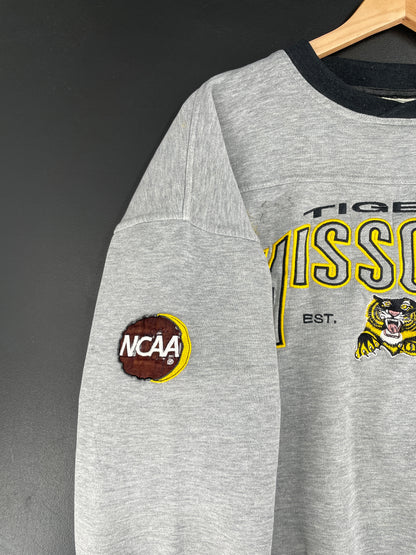 90’s MISSOURI TIGERS Size XL College Sweat-shirt / F3747S