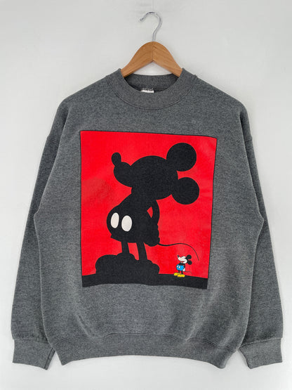 90's DISNEY MICKEY Made in USA Size L Vintage Sweat-shirt / F4350S