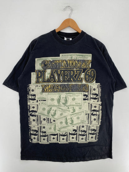 Vintage CASH MONEY PLAYERZ Size XL T-Shirt / G1615T
