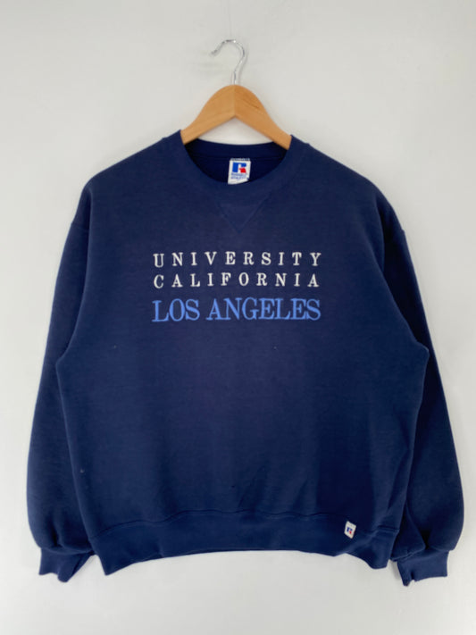 90's RUSSELL x UCLA Made in USA Size L Vintage College Sweat-Shirts / F1247S