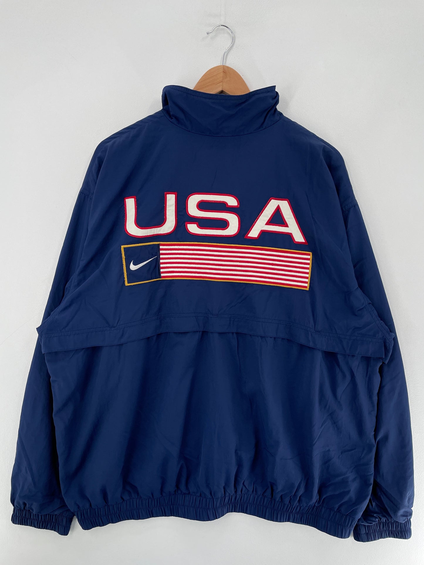 90's NIKE Size XL Vintage Nylon Zip-up Jacket / F9749N