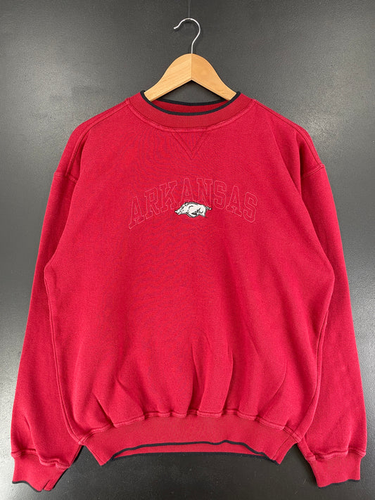 Vintage ARKANSAS Size M NFL College Sweat-Shirt / F1158S