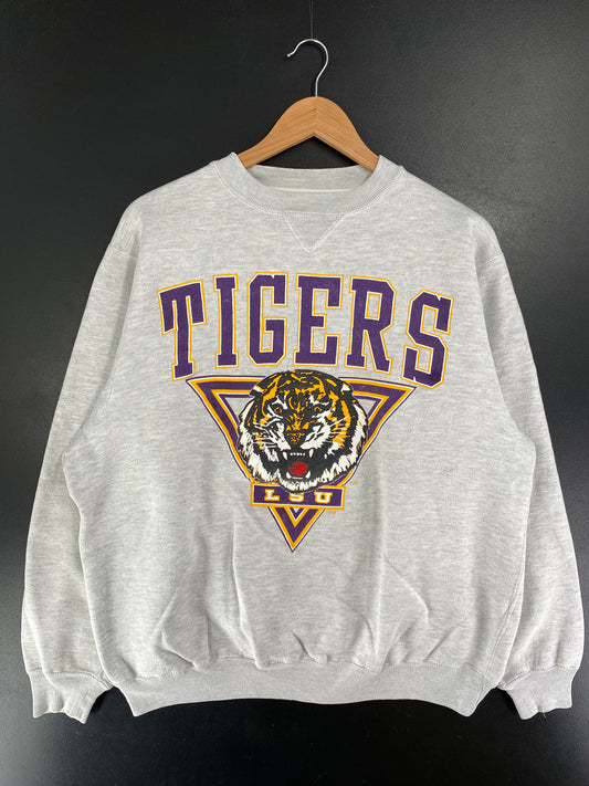 Vintage LSU TIGERS Size L College Sweat-Shirt / G3907S