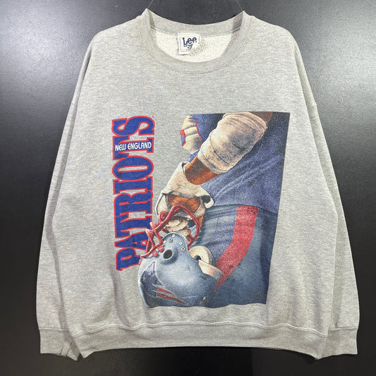 (XL) 1997 NEW ENGLAND PATRIOTS Vintage NFL Sweatshirt / A1013S