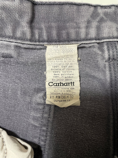 (W34xL29) Vintage CARHARTT Distressed Style Duck Pants / A1165P