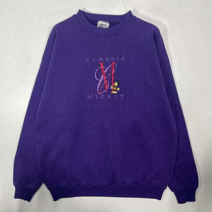 (L) 90's DISNEY MICKEY Vintage Sweatshirt / A1527S