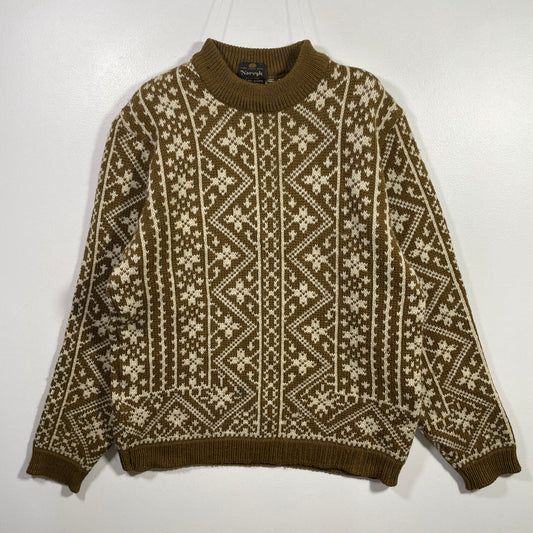 (M) Vintage NORVYK Wool Knit Sweater / A1060K