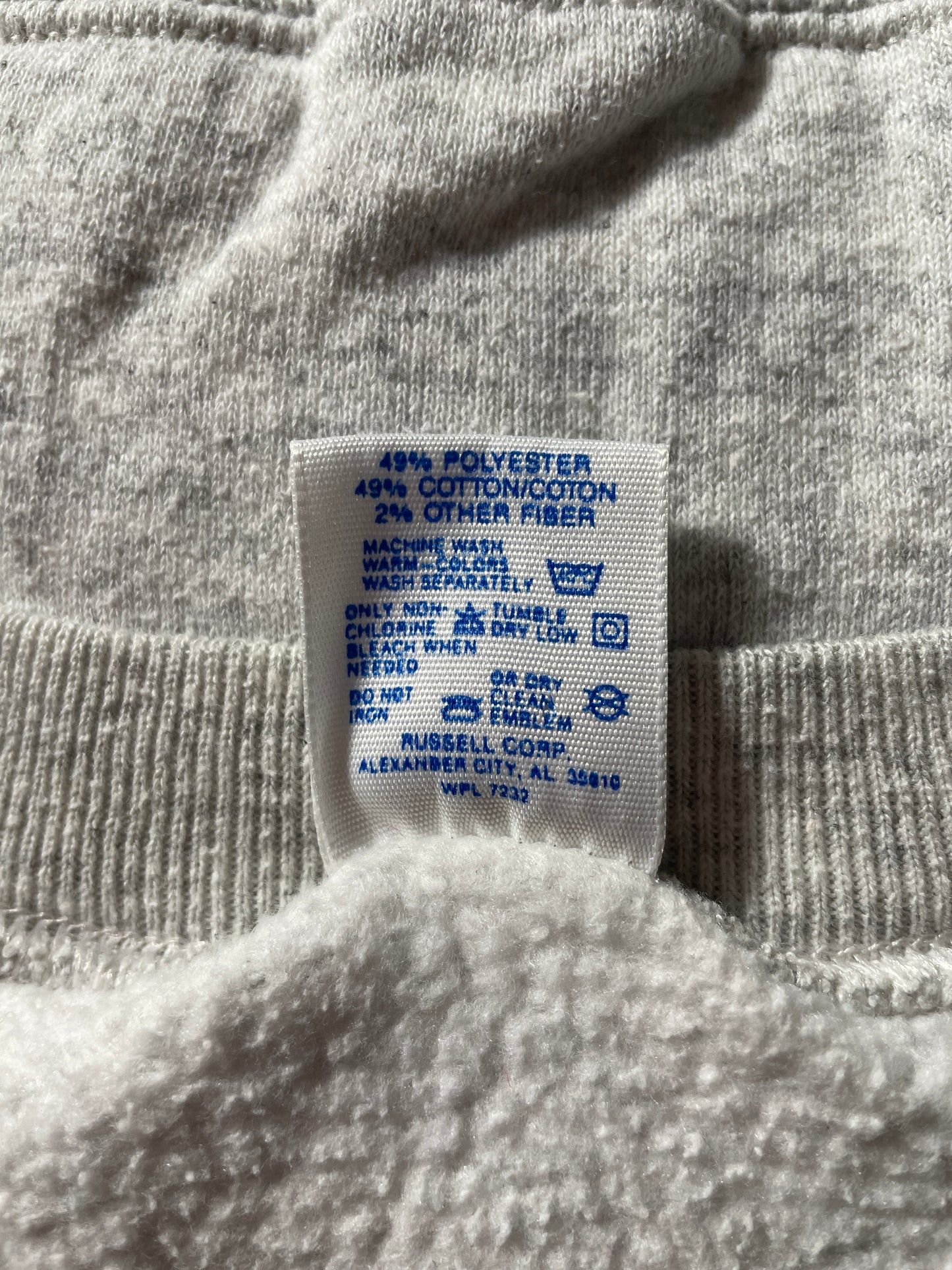 90's BELLEVUE WEST Made in USA Size L Vintage College Sweat-shirt / F7295S