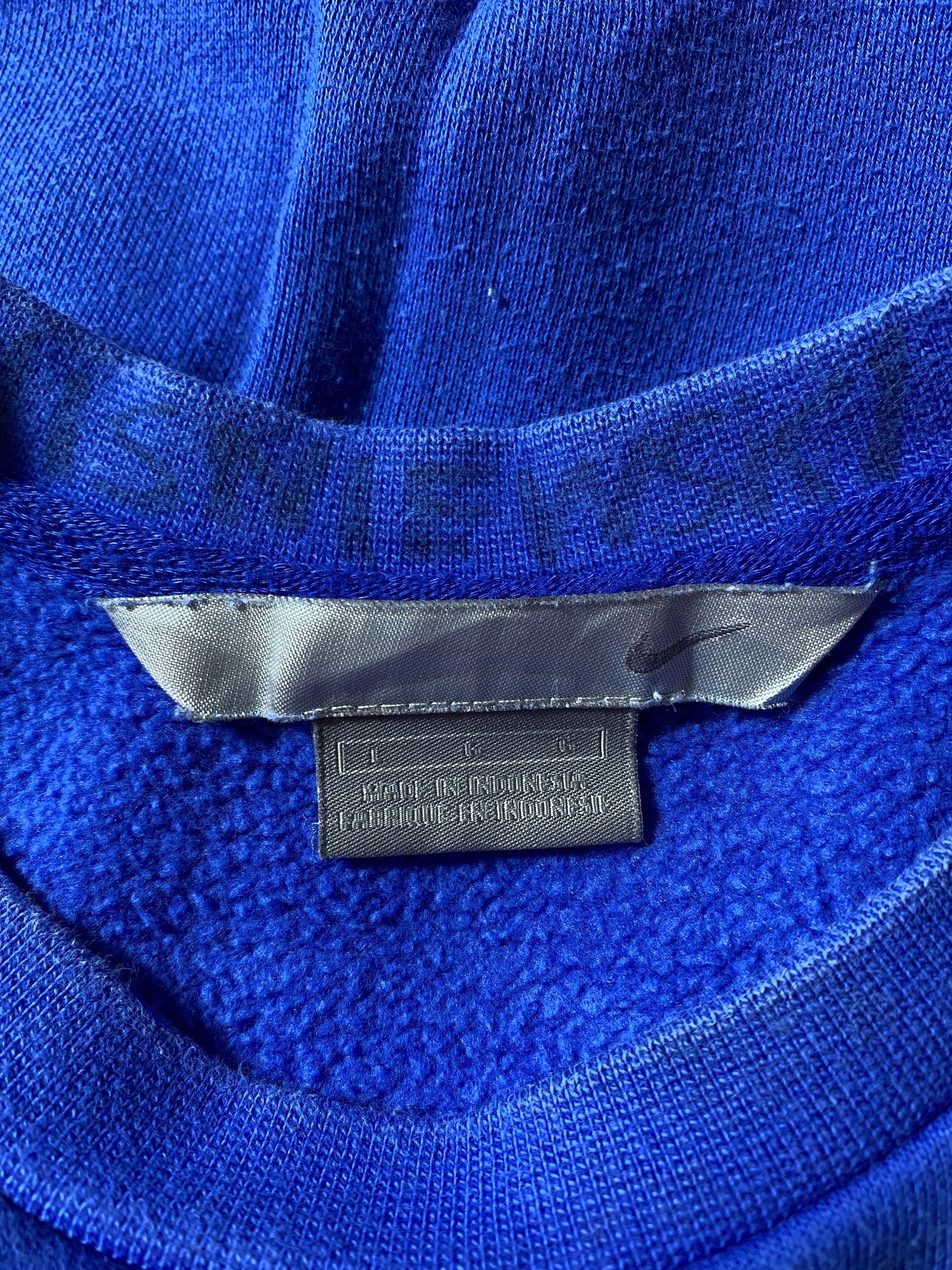 00' NIKE MINI SWOOSH Size L Vintage Sweat-Shirt / G6089S