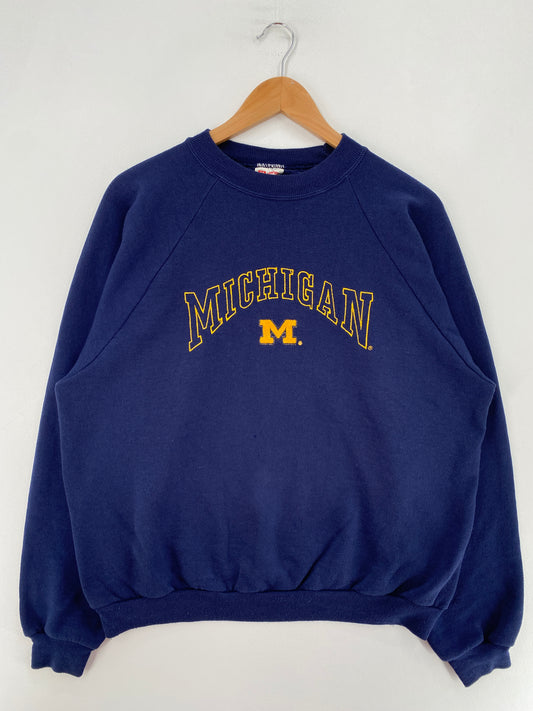 90’s MICHIGAN Size XL College Sweat-Shirts / F9187S