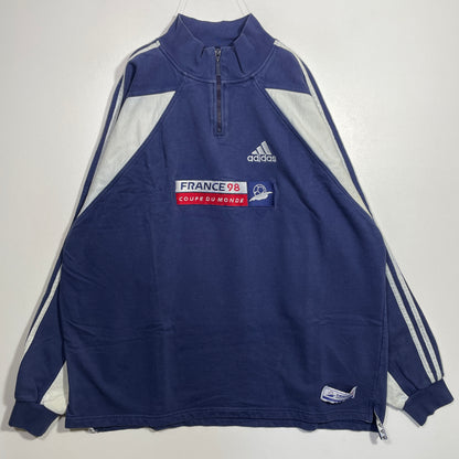 (XL) 1998 ADIDAS FRANCE COUPE DU MONDE Sweat-shirt / A0532S