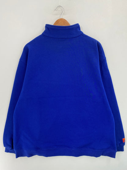 00' DISNEY TIGGER Size XL Vintage Half Zip Sweat-shirt / G5399S