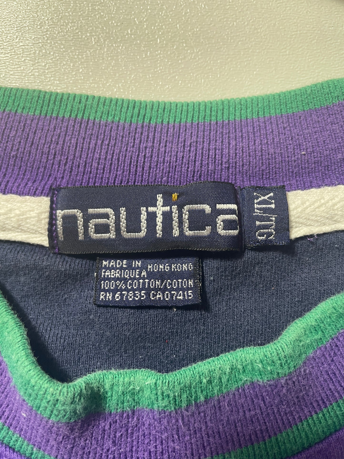 90’s NAUTICA YACHT CLUB Size XL Sweat-Shirt/ F5451S