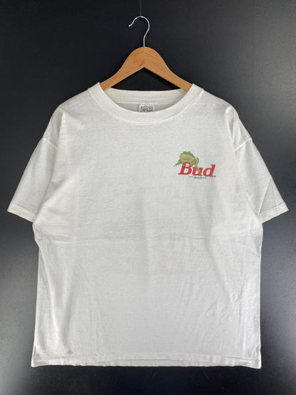 1995 BUDWEISER Made in USA Size XL Vintage T-Shirt / F8056T