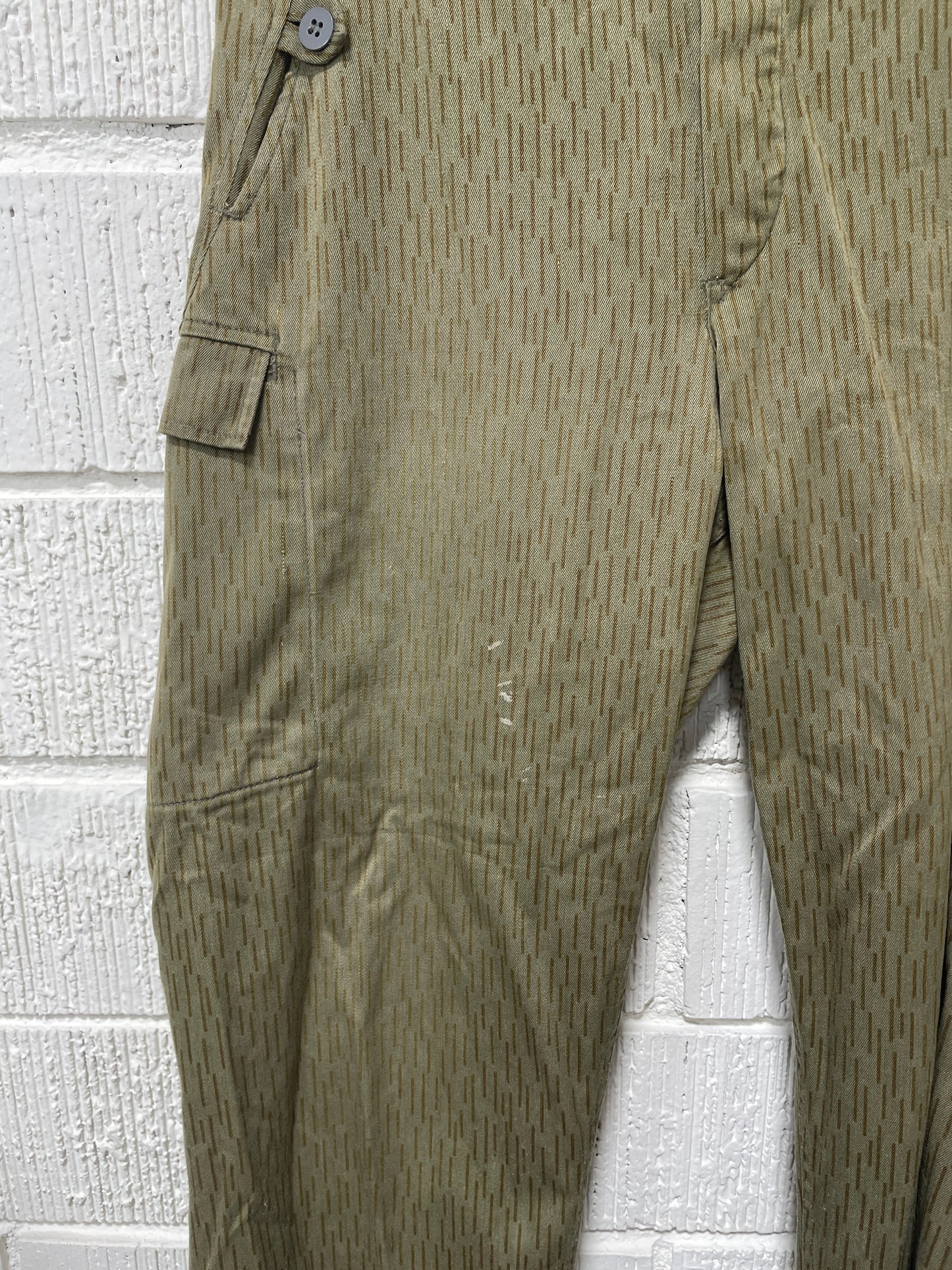(W32xL27.5) Vintage Raindrop Camo Pants / A1385P