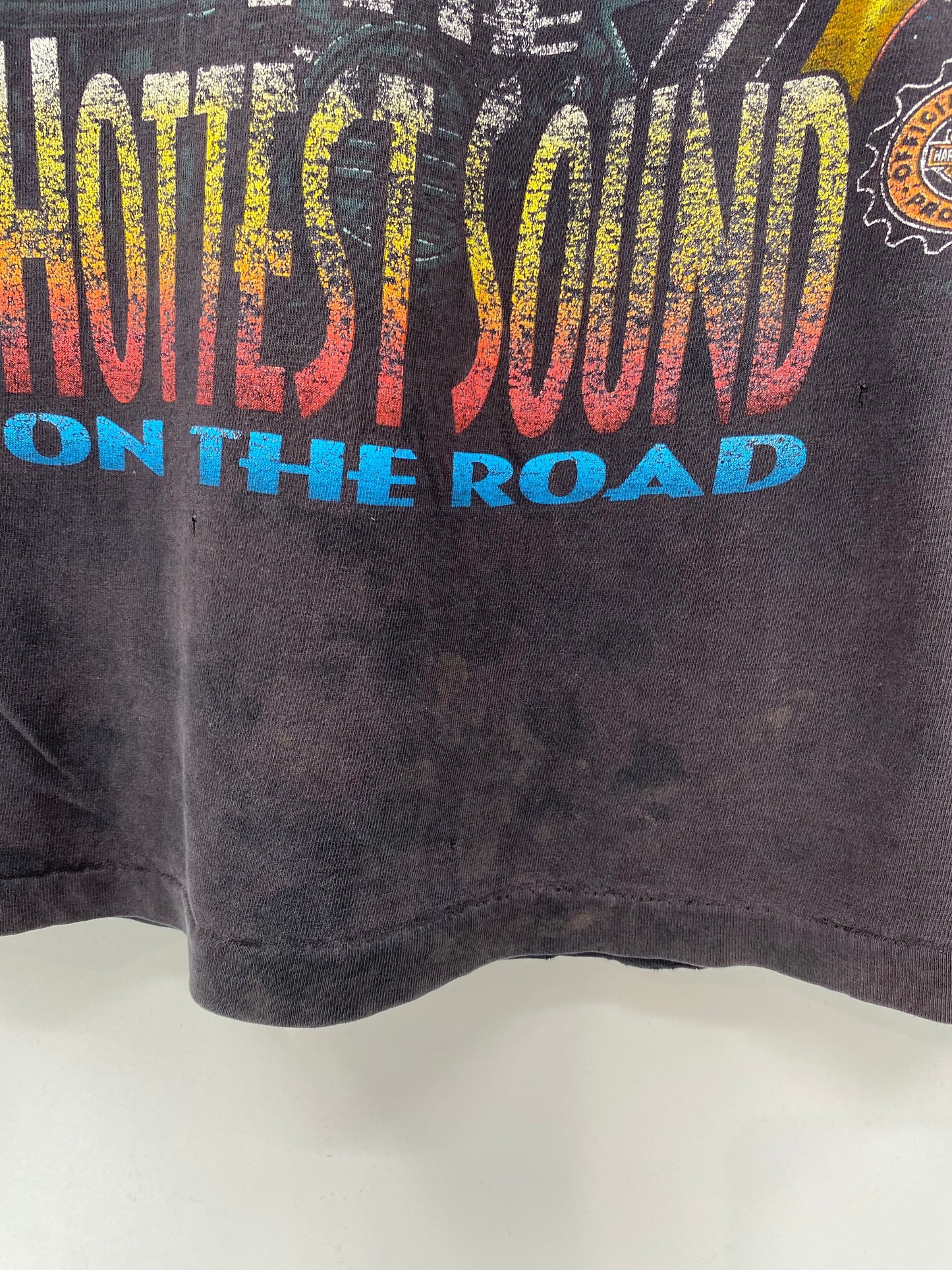 1996 HARLEY DAVIDSON Made in USA Size L Vintage T-Shirts / E9391T