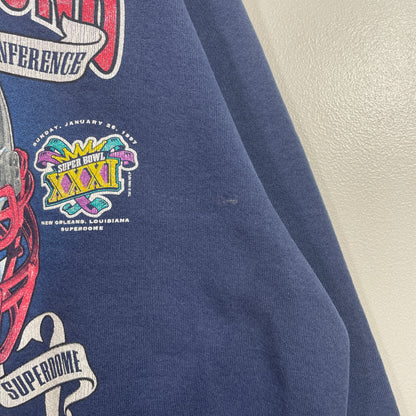 (Approx.XL) 1997 NEW ENGLAND PATRIOTS Vintage NFL Sweatshirt / A1036S