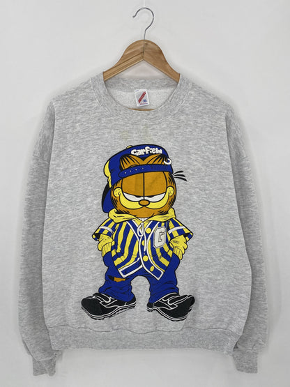 90's GARFIELD Made in USA Size XL Vintage Sweat-shirt   / F1747S
