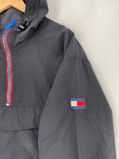 90’s TOMMY HILFIGER Size XXL Half-zip Nylon Jacket / G4483N