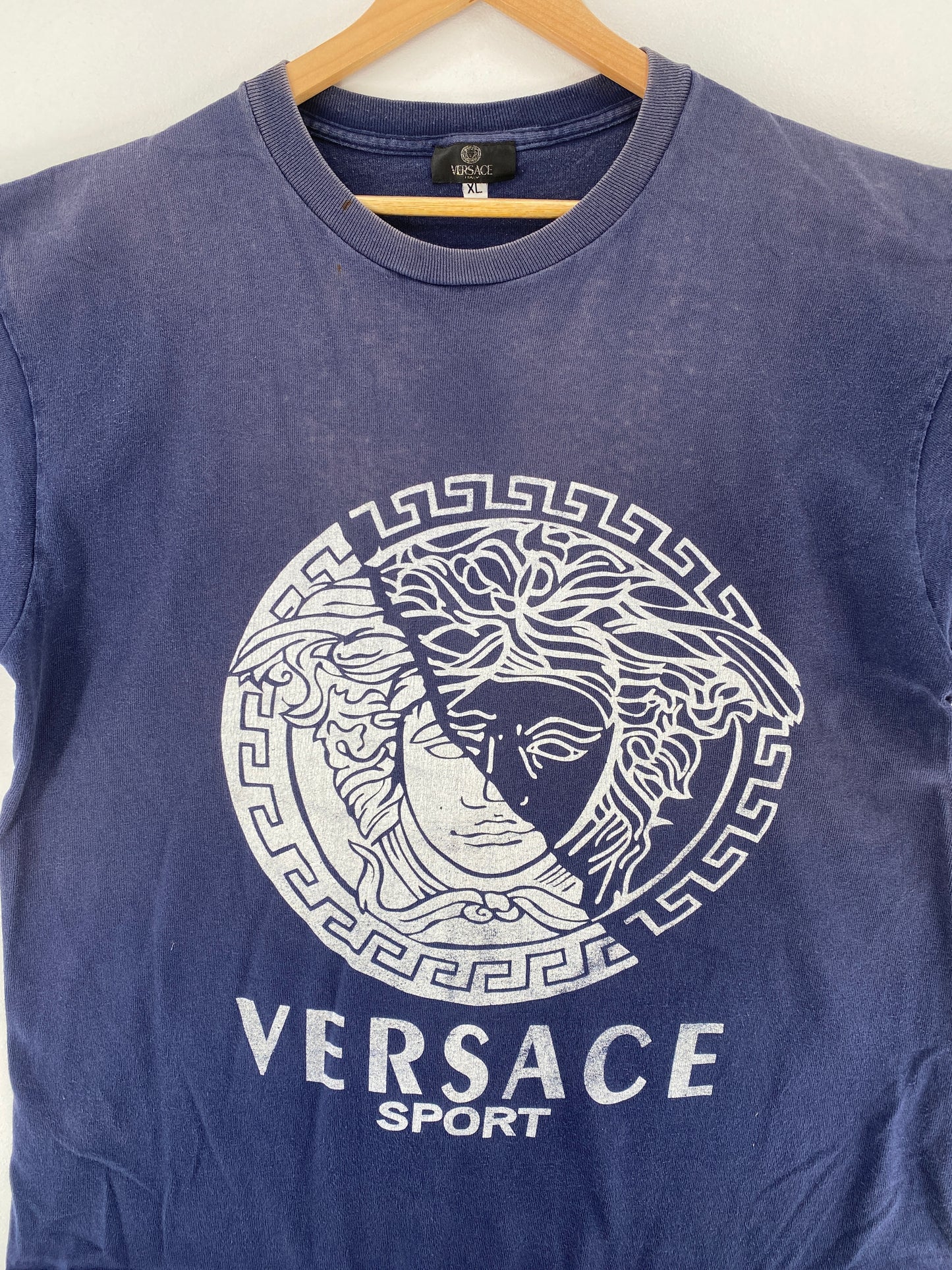 90’s  VERSACE SPORT Size XL Vintage T-Shirt / F3183T